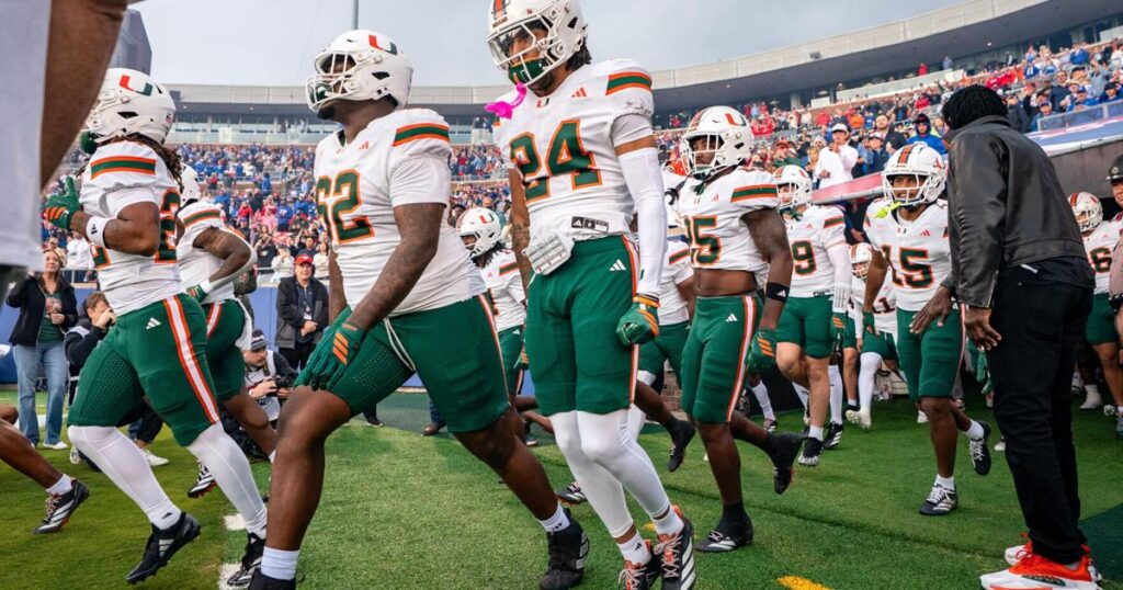 Georgia lidera, seguido por Ohio State e Indiana, ¿qué pasa con Texas A&M y Miami?