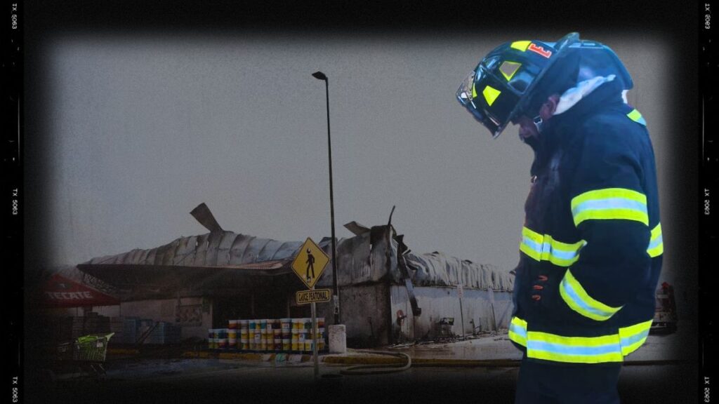 Investigación de Protección Civil tras el incendio en Bodega Aurrerá Ixtapa