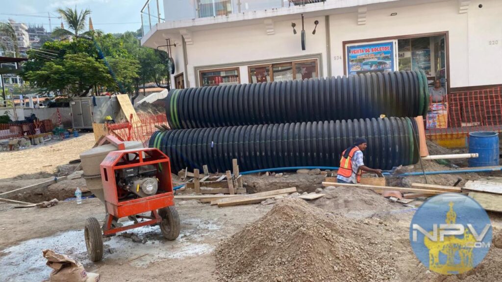Progreso en la expansión del malecón de Puerto Vallarta con destacadas mejoras en el parque Hidalgo