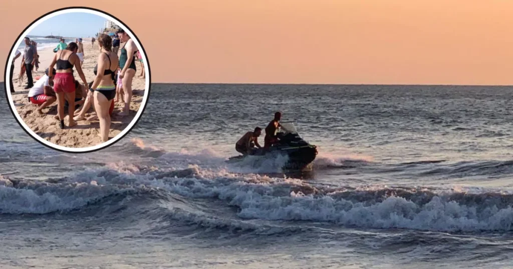 Rescatan a cinco personas arrastradas por la corriente en Mazatlán