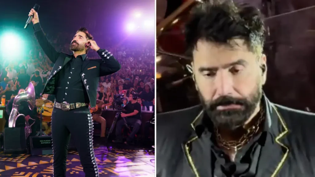 VIDEO: Captan a Alejandro Fernández en mal estado durante concierto en México