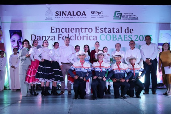 Vibrante tradición juvenil: COBAES organiza el Encuentro Estatal de Danza Folclórica 2025 en Mazatlán