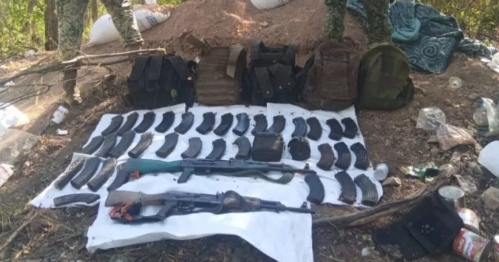 ¡Violencia armada sacude Concordia! Decomisan armas y chalecos tácticos en Palmillas