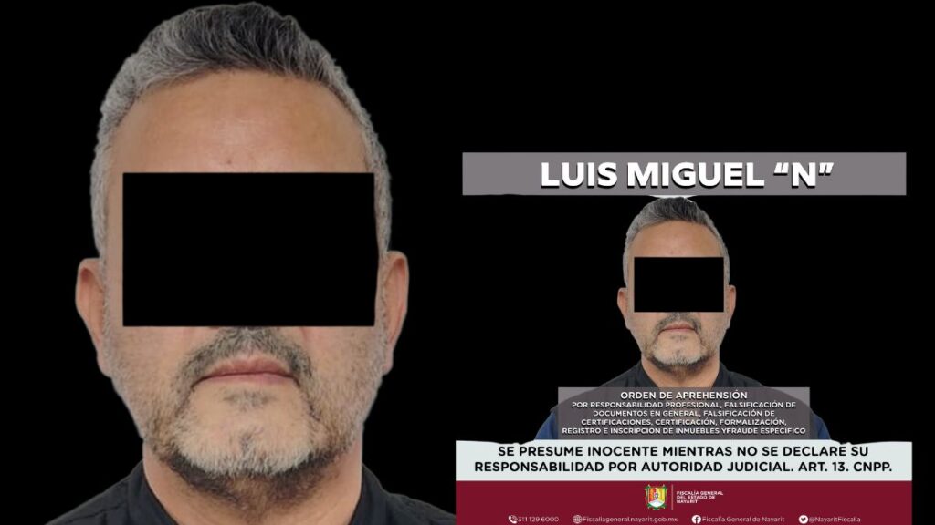 Arrestan a notario público en Guadalajara por cometer varios delitos en Nayarit