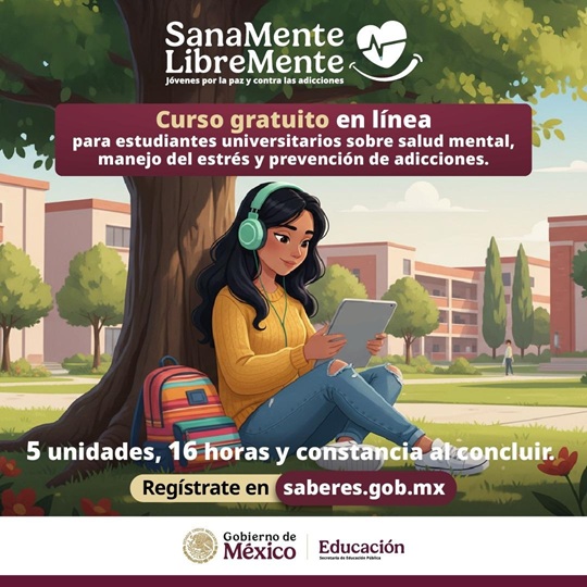 Curso "SanaMente LibreMente" de UAS: Promoviendo la paz y previniendo adicciones