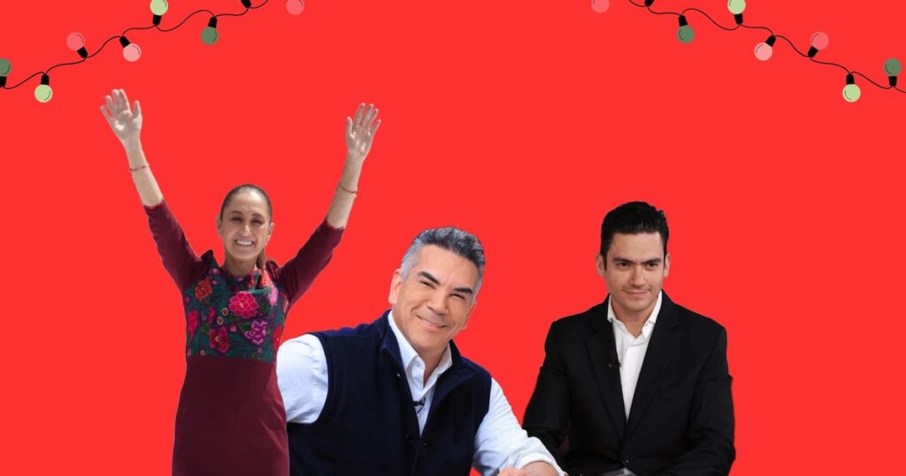 De Sheinbaum a Alito Moreno: Los saludos festivos de la política en México