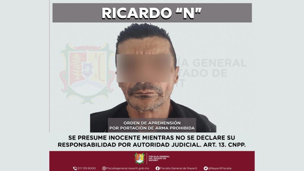 Detenido en Bahía de Banderas: Fiscalía de Nayarit captura a "El Richard