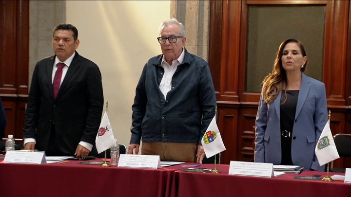 El Gobernador Rocha Moya participa en las reuniones del Consejo Nacional de Seguridad Pública y Protección Civil