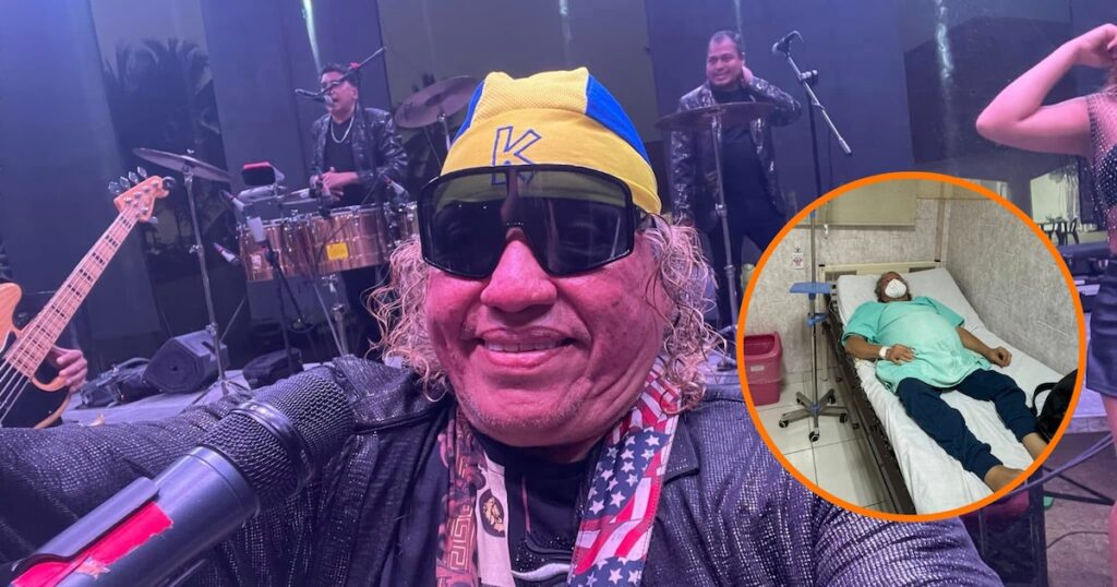 El cantante de Los Karkik's es hospitalizado con optimismo en Dios para su recuperación