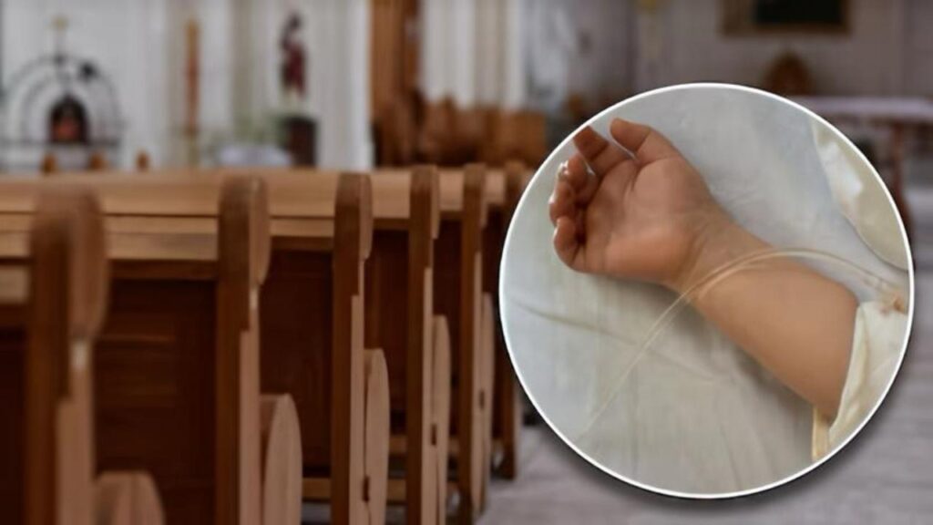 Encuentran a bebé recién nacido abandonado en iglesia de Tultitlán en Navidad