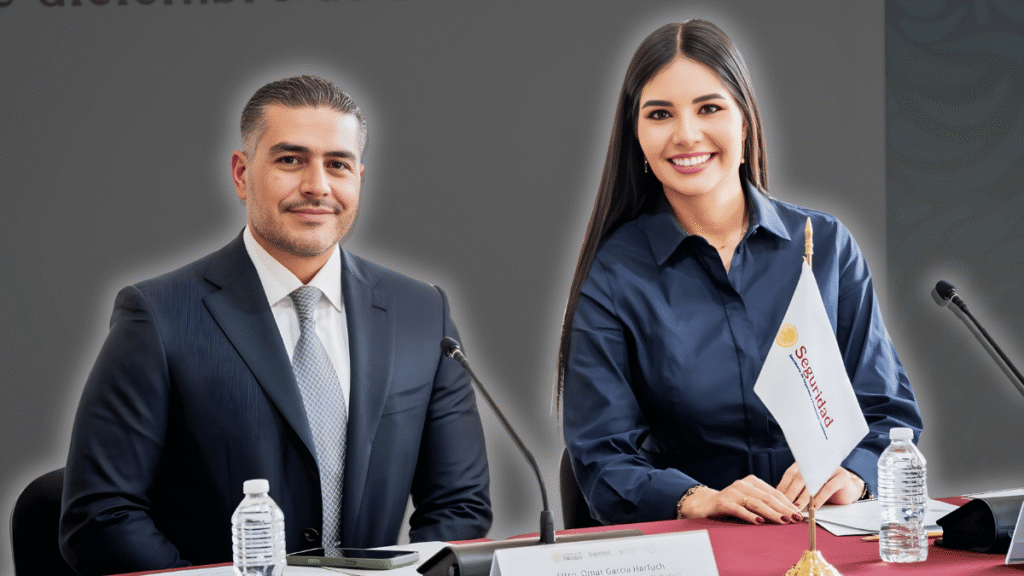 Geraldine Ponce y García Harfuch unen fuerzas por la seguridad municipal en México