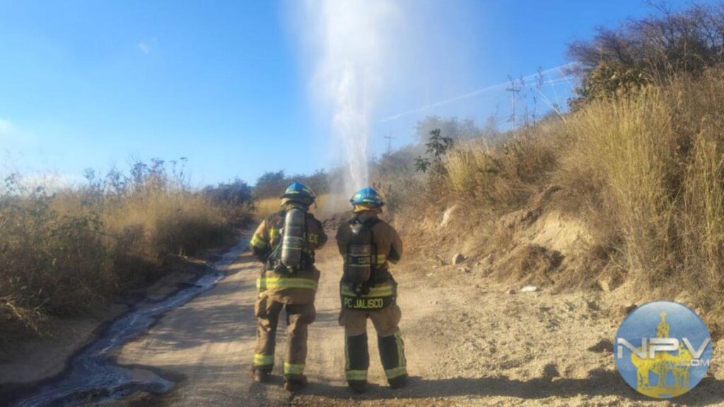 Increíble escape de hidrocarburo activa a autoridades de seguridad en Tlajomulco