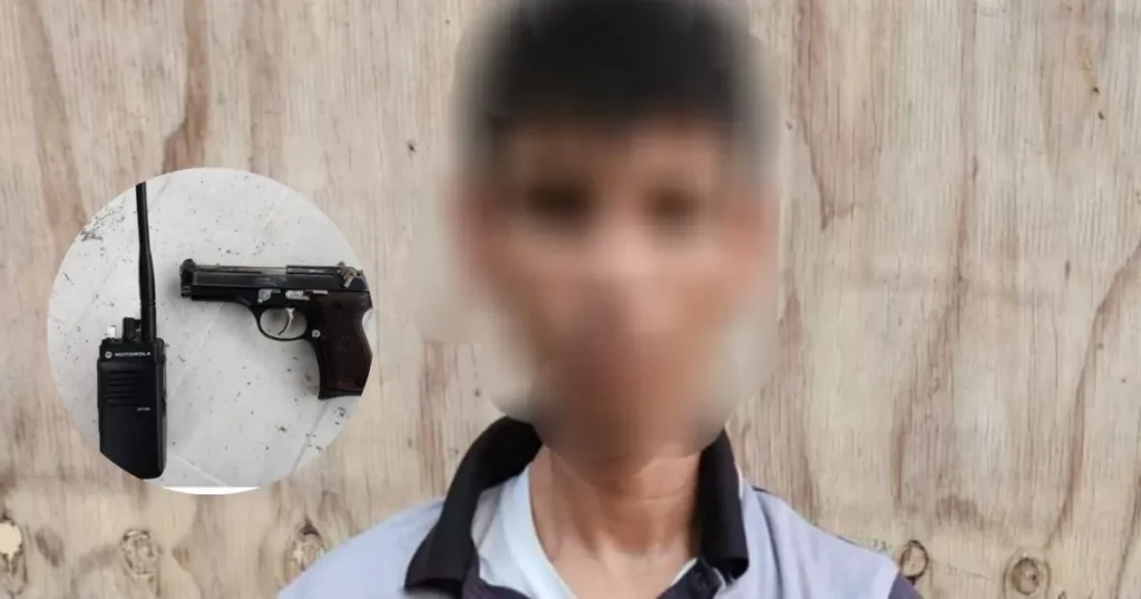 Intentó escapar a pie: Capturan a individuo armado en El Alto del Coyote