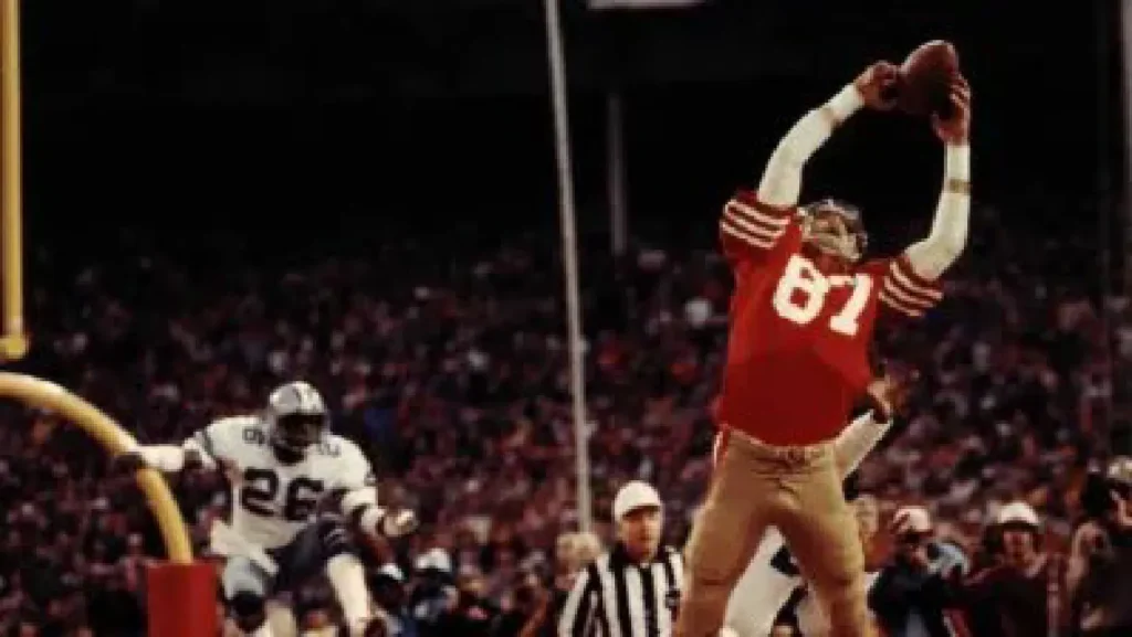 Joe Montana y Dwight Clark: la historia 'The Catch' - La historia icónica de Joe Montana y Dwight Clark en el fútbol americano de la NFL.