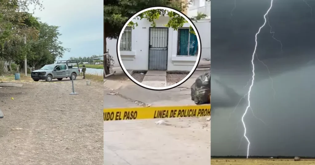 Lluvias pronosticadas para el jueves y trágico asesinato en El Diez: Lo último de Sinaloa