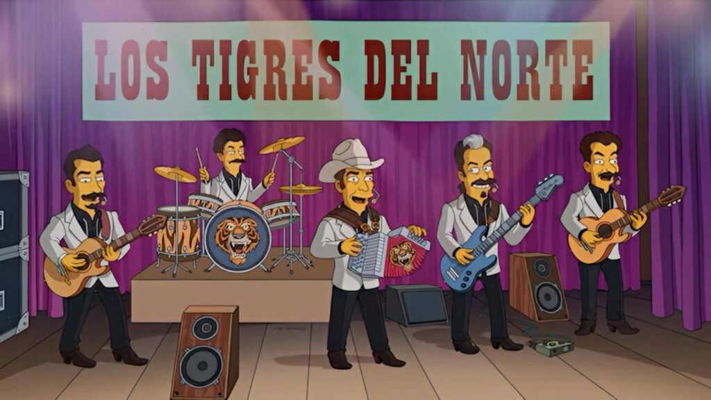 Los Simpson estrenan El Corrido de Pedro y Homero con la participación de Los Tigres del Norte