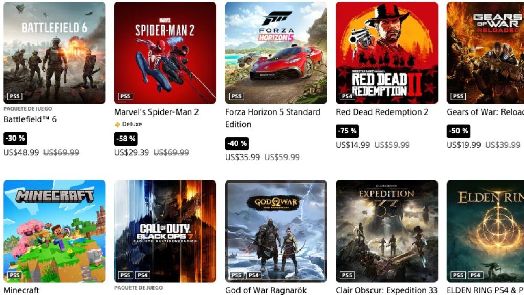 PlayStation lanza promociones navideñas en México: juegos con hasta 72 % de descuento