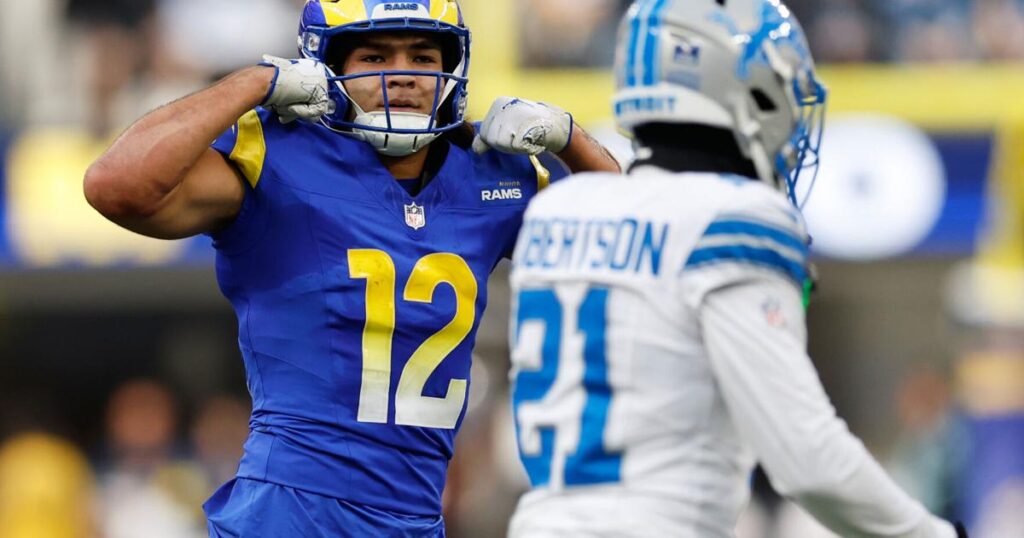 Receptor de los Rams, Puka Nacua, se disculpa por gesto antisemita, diciendo que no estaba al tanto del significado ofensivo