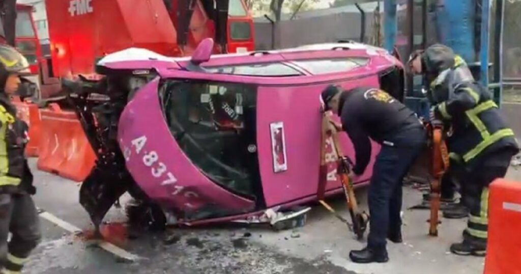Taxista fallecido en accidente en San Antonio Abad fue visto cerca de patrullas de la CDMX