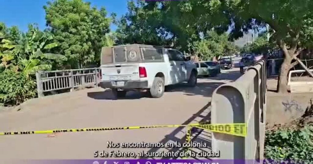Trágico tiroteo acaba con la vida de un hombre y una mujer en la colonia 5 de Febrero, Culiacán