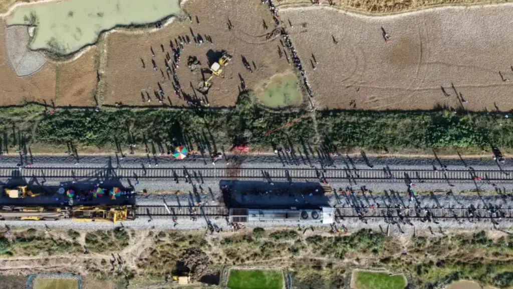 Tren de alta velocidad arrolla y mata a 7 elefantes en el noreste de México