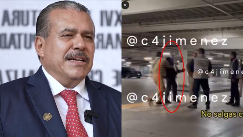 VIDEO: Diputado del PT captado causando disturbios en plaza de la Ciudad de México