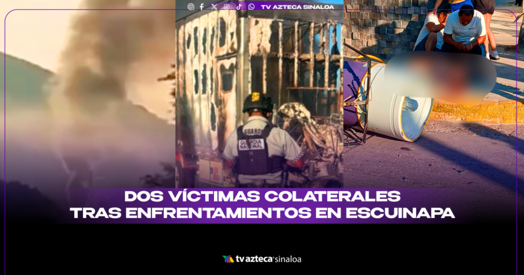 VIDEO| Dos víctimas colaterales en Escuinapa tras enfrentamiento