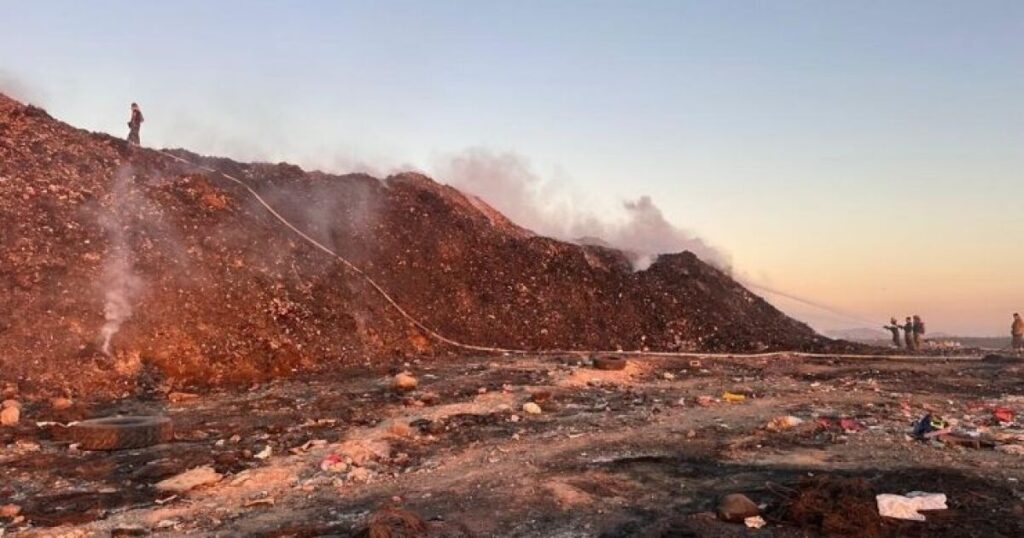 ¡Comenzó el fin de semana! Logran controlar el incendio en el vertedero de Culiacán
