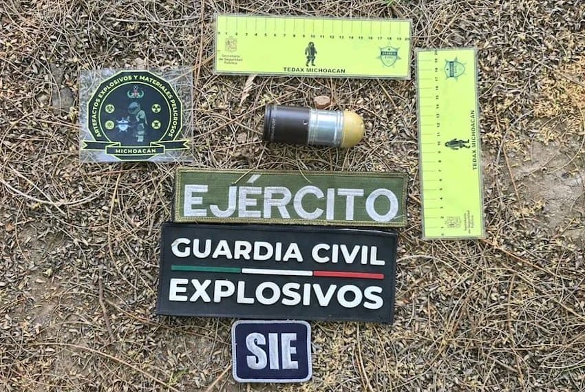 Autoridades de Michoacán desactivaron más de 1,600 artefactos explosivos improvisados en solo 1 año
