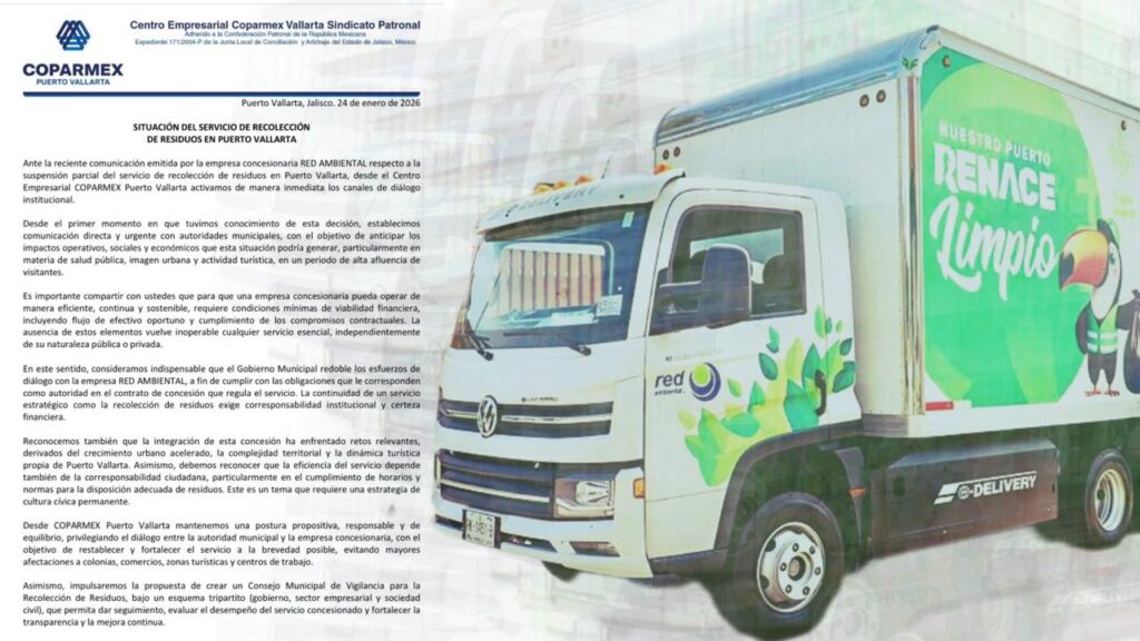 Coparmex insta a un pacto entre el Municipio y Red Ambiental ante la crisis de residuos