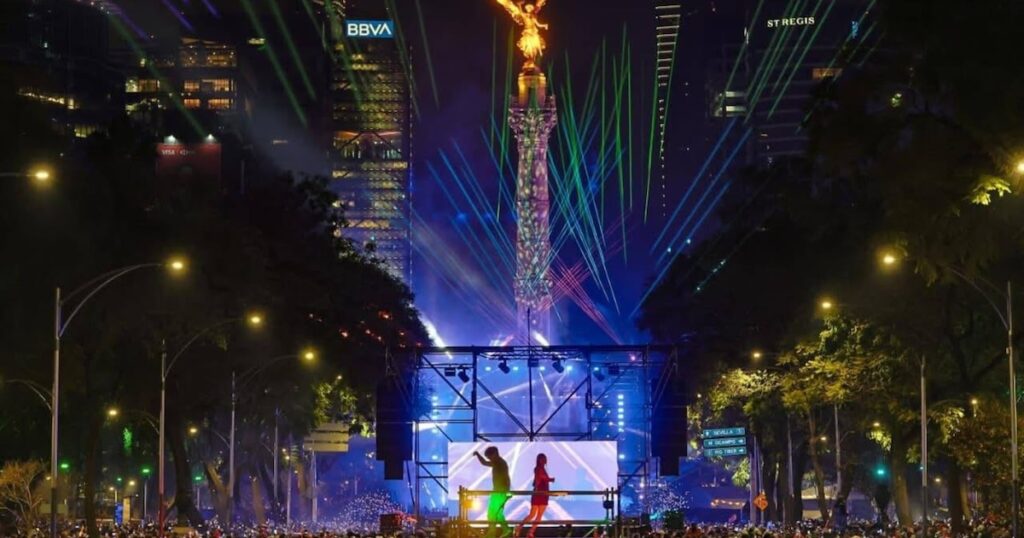 La celebración del Año Nuevo 2026 en la Ciudad de México: música electrónica en Paseo de la Reforma