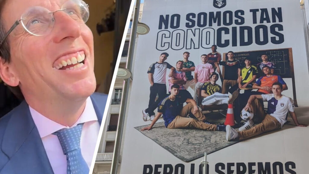 Almeida se sorprende con la pancarta de la Liga de Reyes con palo a Arbeloa: "Piqué siempre ha sido..."