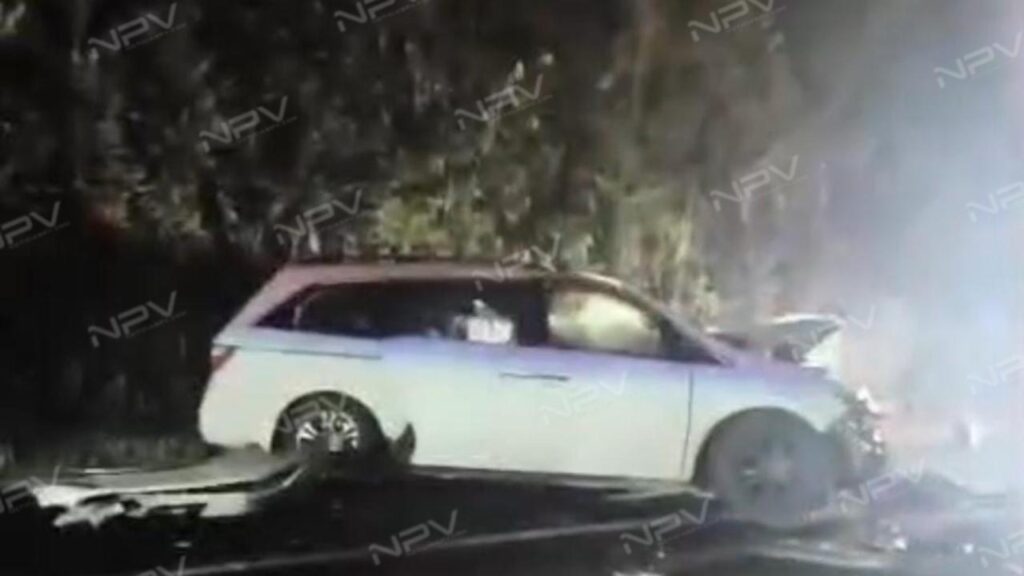 Trágico suceso en la carretera: víctimas atrapadas y calcinadas