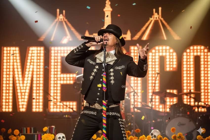 ¡El Jalapeño en el escenario principal! Kid Rock encabezará la ceremonia de apertura de la Copa del Mundo en la Ciudad de México