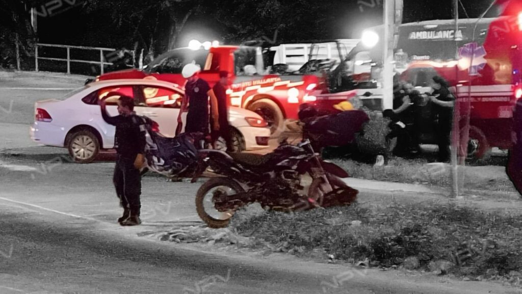 Grave lesión de adolescente en accidente en Los Poetas