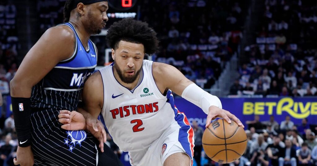 Cade Cunningham anota 45 puntos, Pistons vencen a Magic 116-109 en el Juego 5 para evitar la eliminación