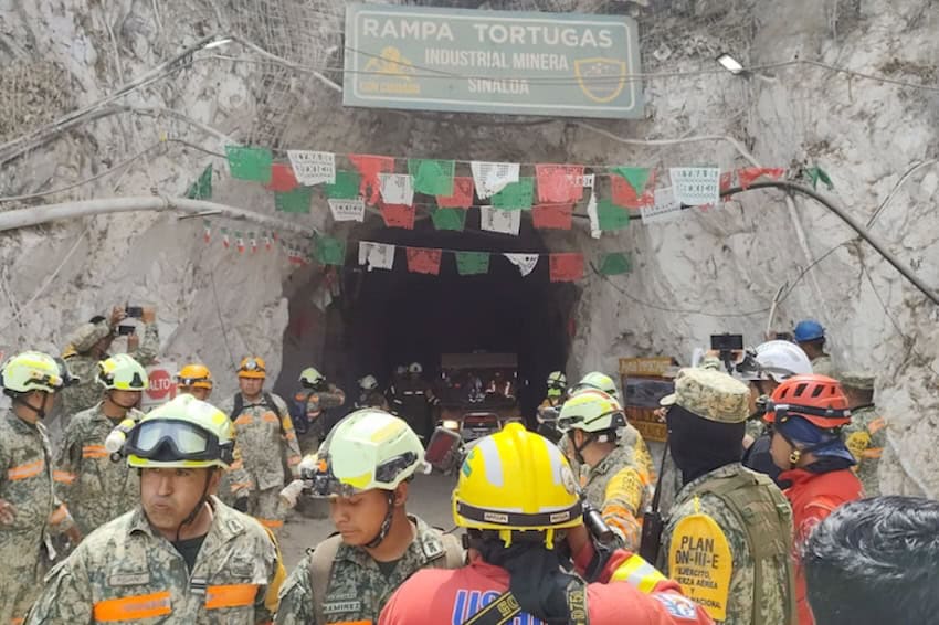 Rescate de mina en Sinaloa: Segundo minero salvado, tercero encontrado muerto, cuarto aún desaparecido